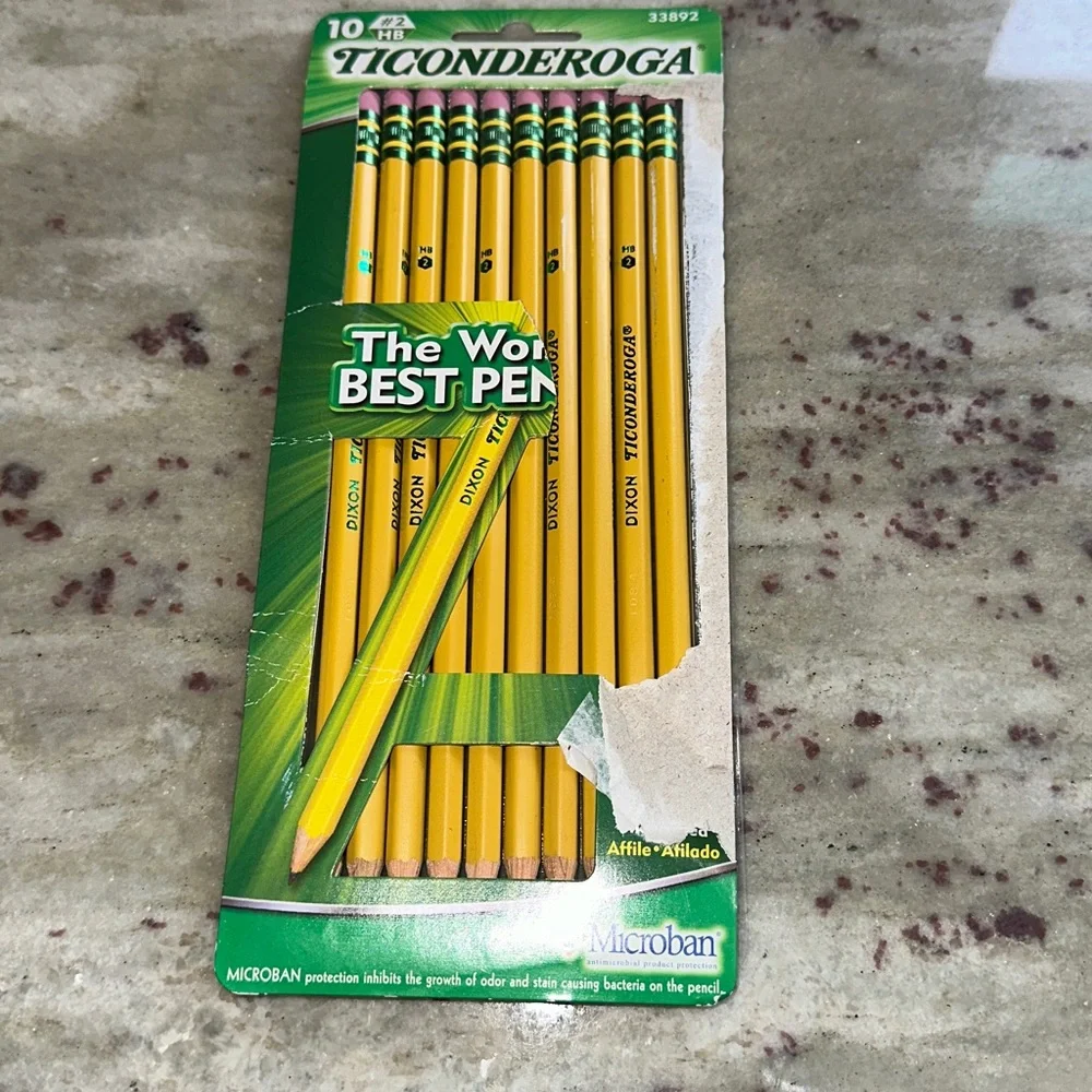 10 Ticonderoga #2 Pencils
